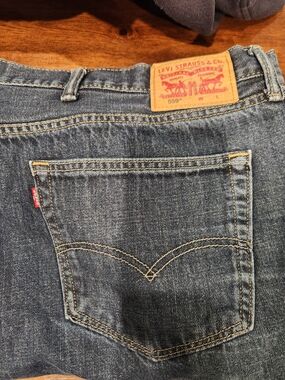 Levi's Men's Blue Denim Jeans Sz 60/30- Classic Back Pocket